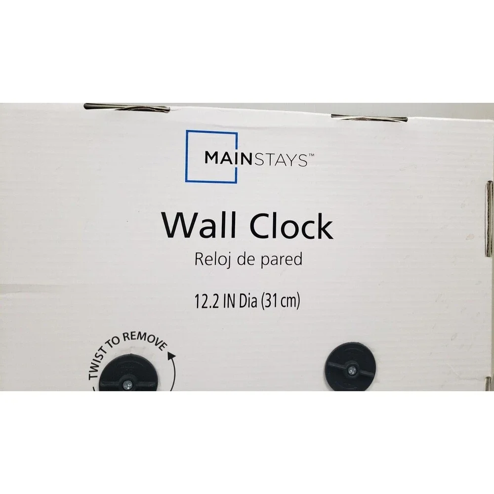 Plastic Wall Clock, 12.2